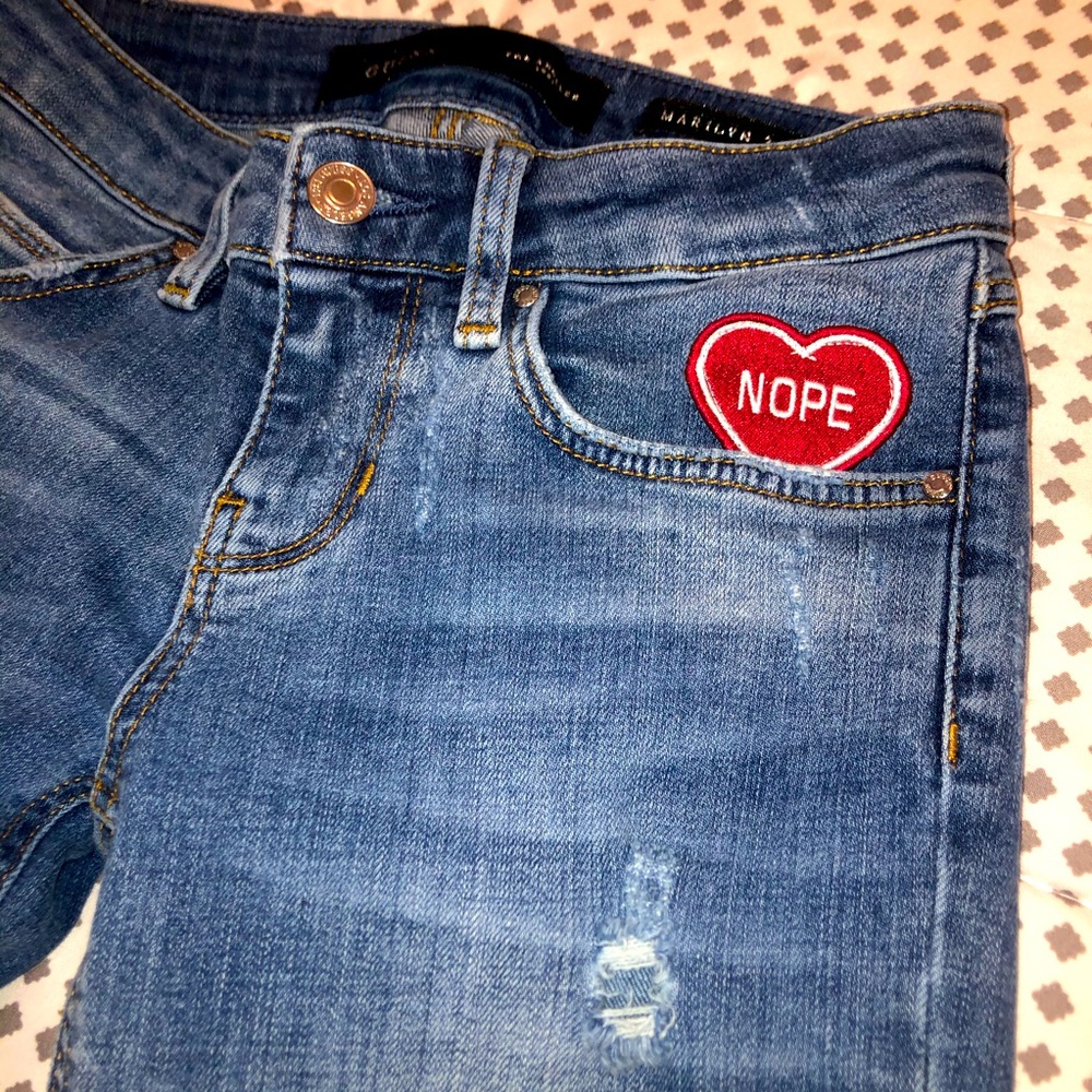 Guess Marilyn 3 Zip Jeans